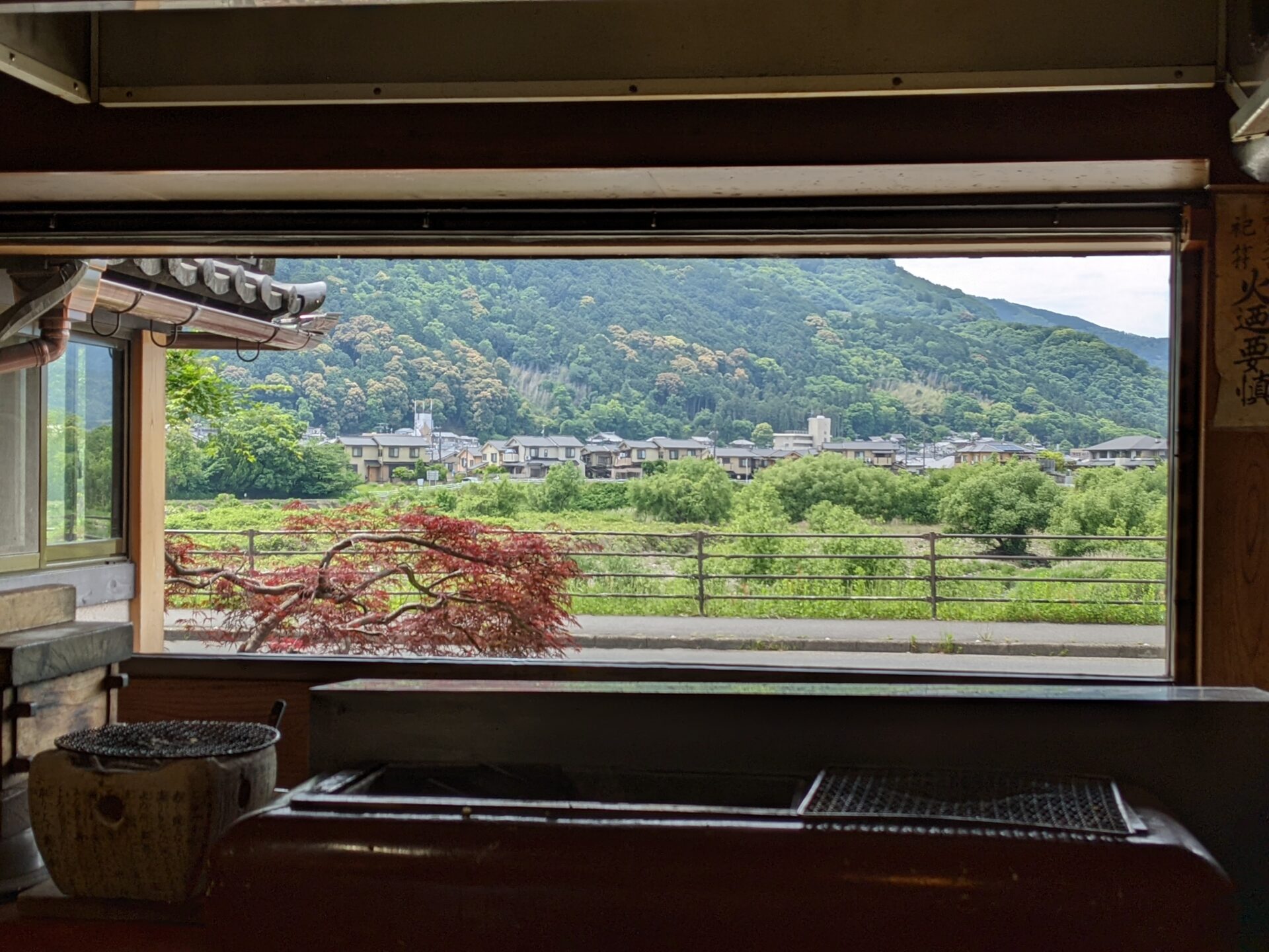 天ぷら松から見える風景